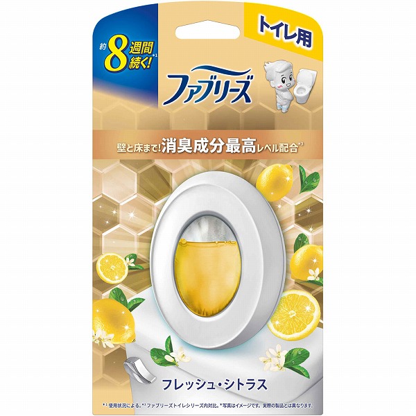 ファブリーズトイレ用消臭剤 プレミアムシリーズ消臭成分最高レベル フレッシュ・シトラス  6.3mL