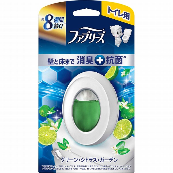 ファブリーズトイレ用消臭剤プレミアムシリーズ＋抗菌 グリーン・シトラス・ガーデン  6.3mL