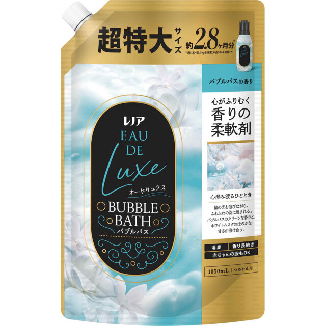 レノアオードリュクス バブルバスの香り つめかえ用超特大サイズ 1050mL×6個 (1ケース)