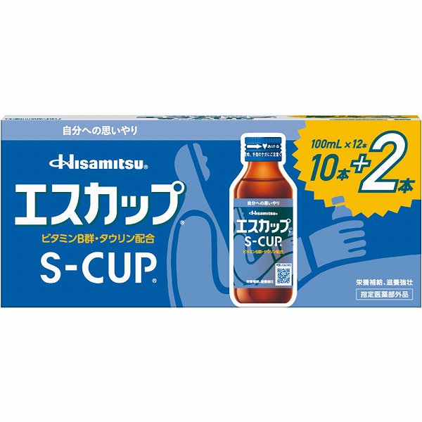 エスカップ 100mL×12本　4箱セット(1ケース)【指定医薬部外品】