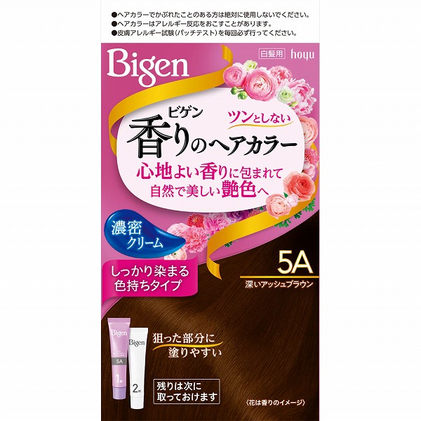 ビゲン 香りのヘアカラー クリーム 5A 深いアッシュブラウン【医薬部外品】