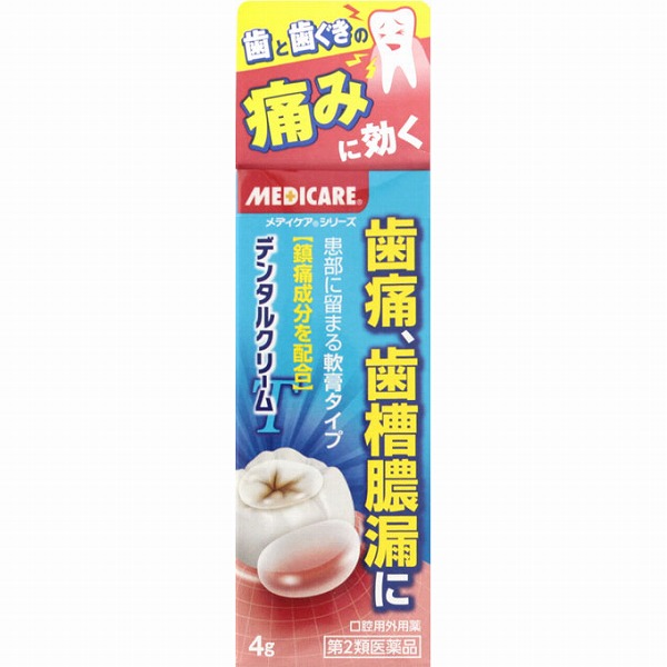 デンタルクリーム(4g)【第2類医薬品】