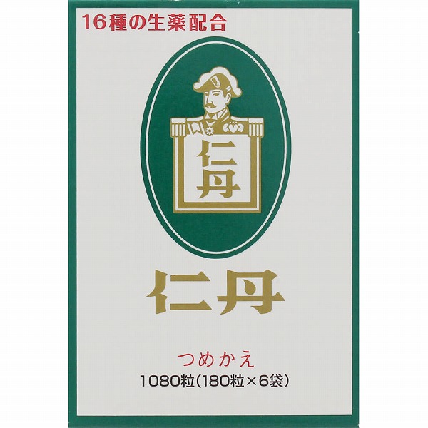 仁丹つめかえ 1080粒（180粒×6袋）【医薬部外品】