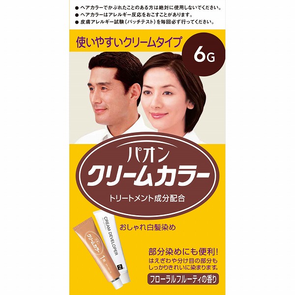 4987234130207 【36個入】 パオンクリームカラー 6G 100158【キャンセル不可】 パオン クリームカラー 6G 自然な褐色【医薬部外品】