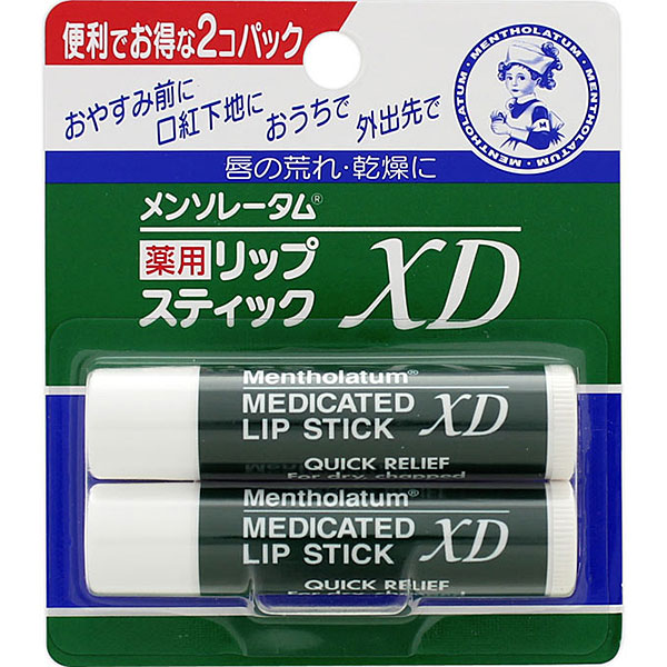メンソレータム 薬用リップスティックＸＤ(4g×2本)【医薬部外品】