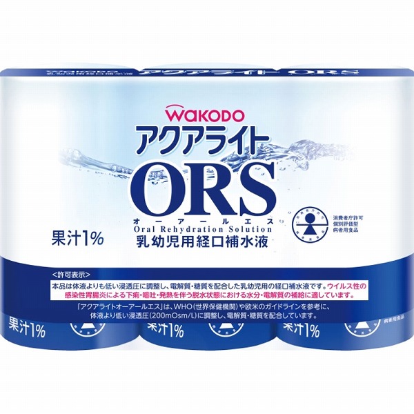 アクアライトオーアールエス 125mL×3本×6個セット(計18個)