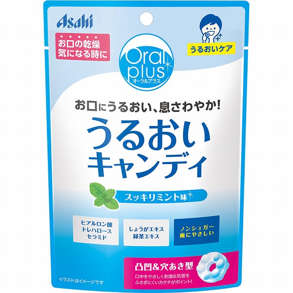 アサヒグループ食品 オーラルプラス うるおいキャンディ スッキリミント味 (57g×6個セット)
