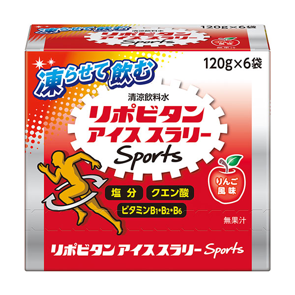 リポビタンアイススラリー Sports（りんご風味） 120g×6個