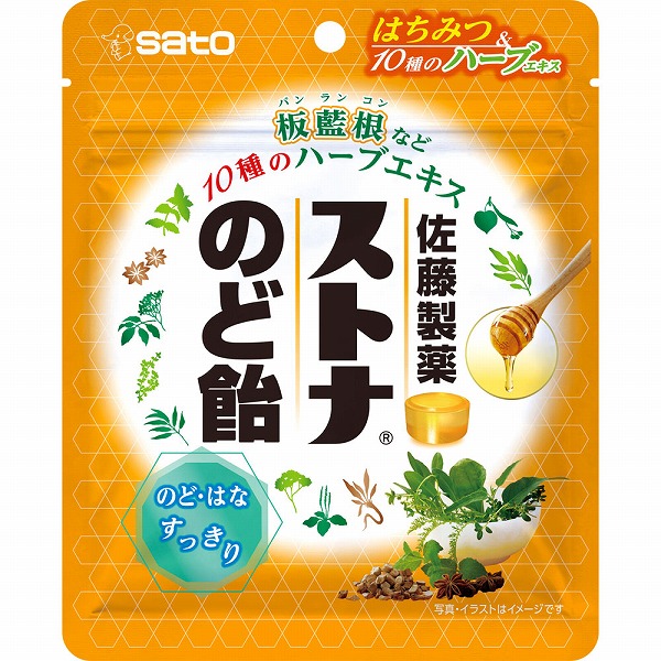 ストナのど飴（ハニーミント味） 60g×6袋セット