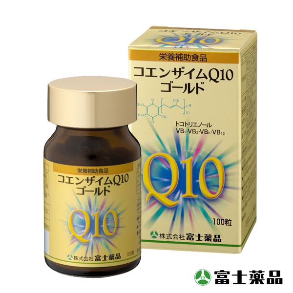 【CoQ10】コエンザイムQ10ゴールド 100粒入り (富士薬品)