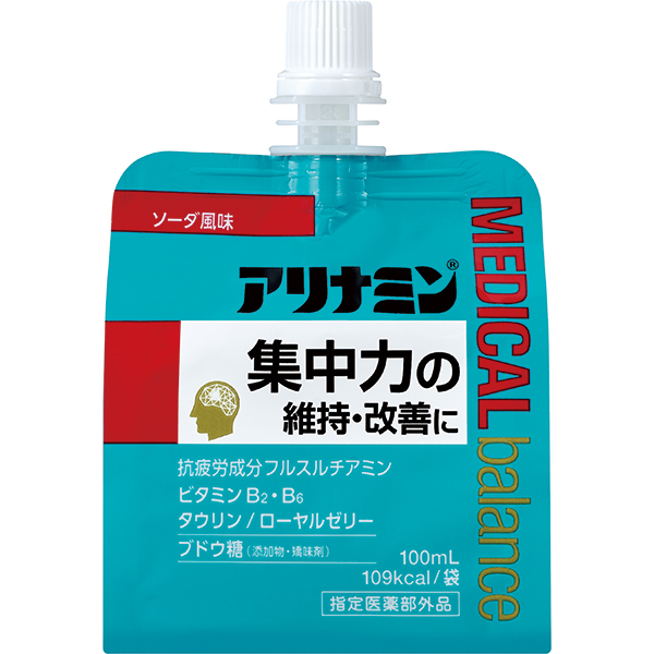 アリナミン メディカルバランスT ソーダ風味 100mL×6袋【指定医薬部外品】