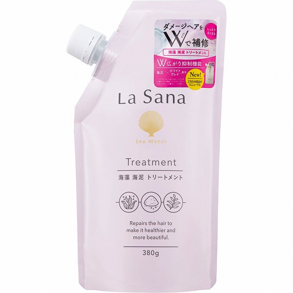 ラサーナ 海藻 海泥 トリートメント 詰め替え用 380g