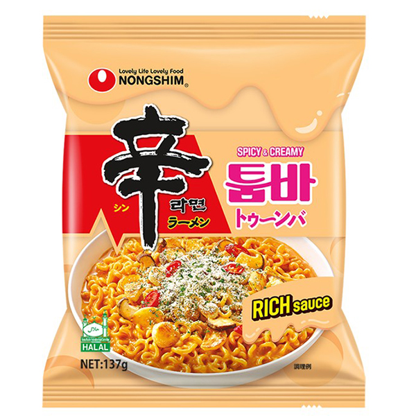 辛ラーメントゥーンバ袋 137g×20袋  2ケースセット(計40食分)