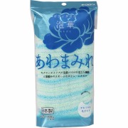 キクロン あわまみれ ボディタオル 泡華 ブルー (1枚)