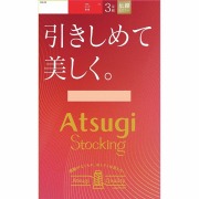 アツギストッキング 引きしめて美しく。 M～L 433 ヌーディベージュ 3足
