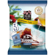 ぷるんと蒟蒻ゼリープレミアムカフェ 黒みつわらび餅 200g（20g×10個）×12個 (1ケース)