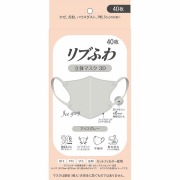 リブふわ立体マスク3D 40枚