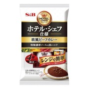 ホテル・シェフ仕様 欧風ビーフカレー4個パック 辛口 680g×16個 (1ケース)