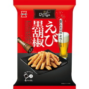 岩塚製菓　THEひとつまみ　えび黒胡椒 80g×12個入り(1ケース)
