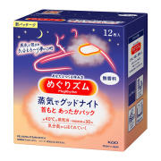 めぐりズム　蒸気でグッドナイト　無香料　１２枚入×12個 (計144枚)　花王