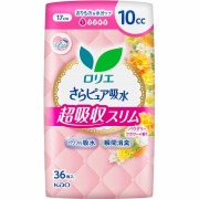 ロリエさらピュア吸水 超吸収スリム 10cc パウダリーフラワーの香り 36枚×3袋セット　花王