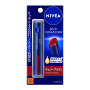 ニベア リッチケア＆カラーリップ チェリーブラウン 2g 　花王