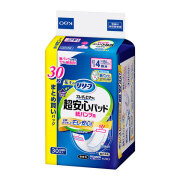 リリーフ　紙パンツ用パッド　ズレずにピタッと超安心４回分 30枚　3パック(1ケース) 　花王