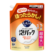 花王 キュキュット ゴシゴシいらずの泡パック オレンジの香り つめかえ用 1200ml×6個 (1ケース)