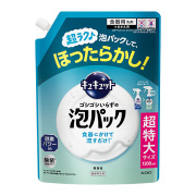 花王 キュキュット ゴシゴシいらずの泡パック 微香性 つめかえ用 1200ml×6個 (1ケース)