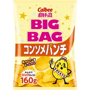 カルビー  ポテトチップスコンソメパンチ 160g×12個入り(1ケース)