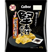 カルビー　堅あげポテトブラックペッパー 65g×12個入り(1ケース)