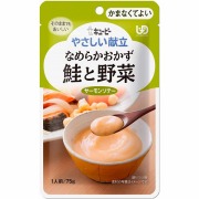 キユーピー やさしい献立 なめらかおかず 鮭と野菜 75g×6袋セット