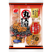 三幸製菓　丸大豆せんべい旨口醤油味 10枚×12個入り(1ケース)