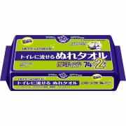 アクティ トイレに流せるぬれタオル 76枚（74枚＋2枚）