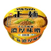マルちゃん 正麺 カップ 濃厚味噌 131g×12個 (1ケース)