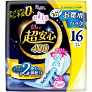 エリス 朝まで超安心400 (特に心配な夜用)羽つき 16個×3袋セット【医薬部外品】