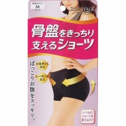 スリムウォーク 骨盤をきっちり支えるショーツ M ブラック 1枚