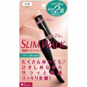 スリムウォーク 美脚ハイソックス ナチュラルｆｅｅL S～M ブラック