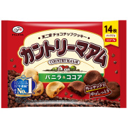 不二家 カントリーマアム（バニラ＆ココア） 14枚×20袋 (1ケース)
