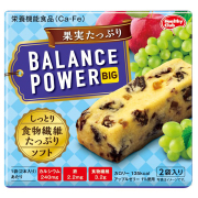 バランスパワービッグ果実たっぷり 2袋×64個 (1ケース)【栄養機能食品】