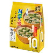 お徳用 フリーズドライ顆粒みそ汁 料亭の味 しじみとあさり 70ｇ（しじみ：7ｇ×5食、あさり：7ｇ×5食）×12個 (1ケース)