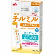 森永チルミル スティックタイプ 140g（14g×10本）×20箱入り(1ケース)