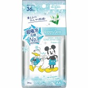 マンダム ハッピーデオ ボディシート 超極冷 フローズンリリー 36枚