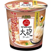 明星 大砲ラーメン監修 とんこつワンタンスープ 28g×24個入り (1ケース)