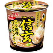 明星 札幌らーめん信玄監修 コク味噌ワンタンスープ 31g 4ケースセット (計24個)