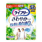 ライフリーさわやかパッド多い時でも快適用100ｃｃ26枚 