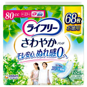 ライフリ－さわやかパッド安心の中量用80CC 68枚 