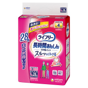 ライフリー長時間あんしんうす型パンツLサイズ4回吸収28枚入×2パック【直送品】