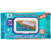 かるがーる フローリング用ウェットシートフタ付 40枚×2個セット