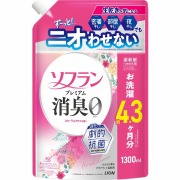ソフランプレミアム消臭 フローラルアロマの香り つめかえ用 1300mL×6個 (1ケース)